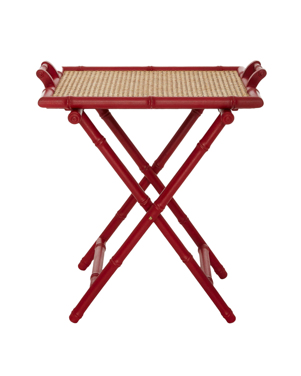 Folding Tray Table in Red