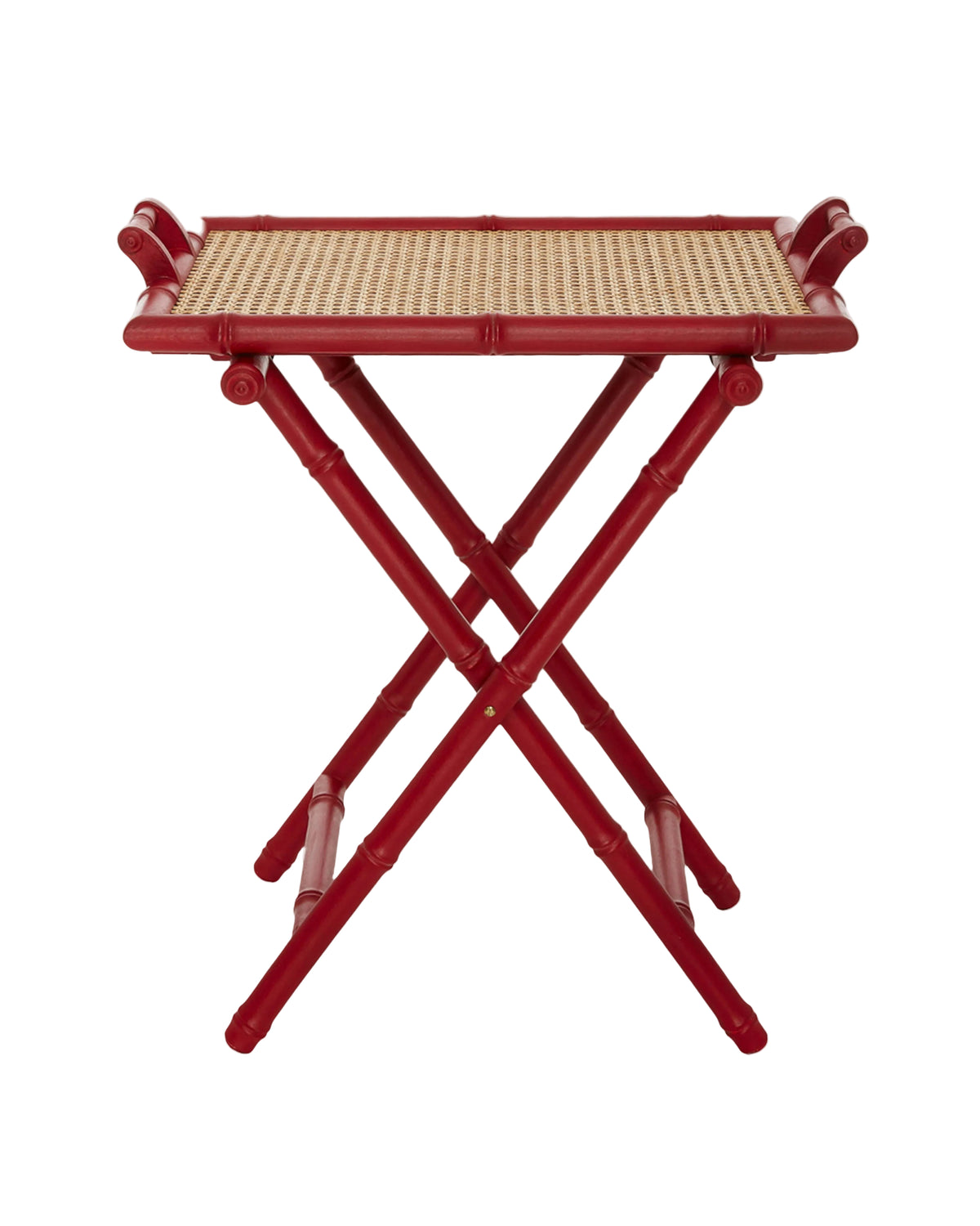 Folding Tray Table in Red