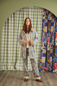 Barn Jacket in Cornflower Toile