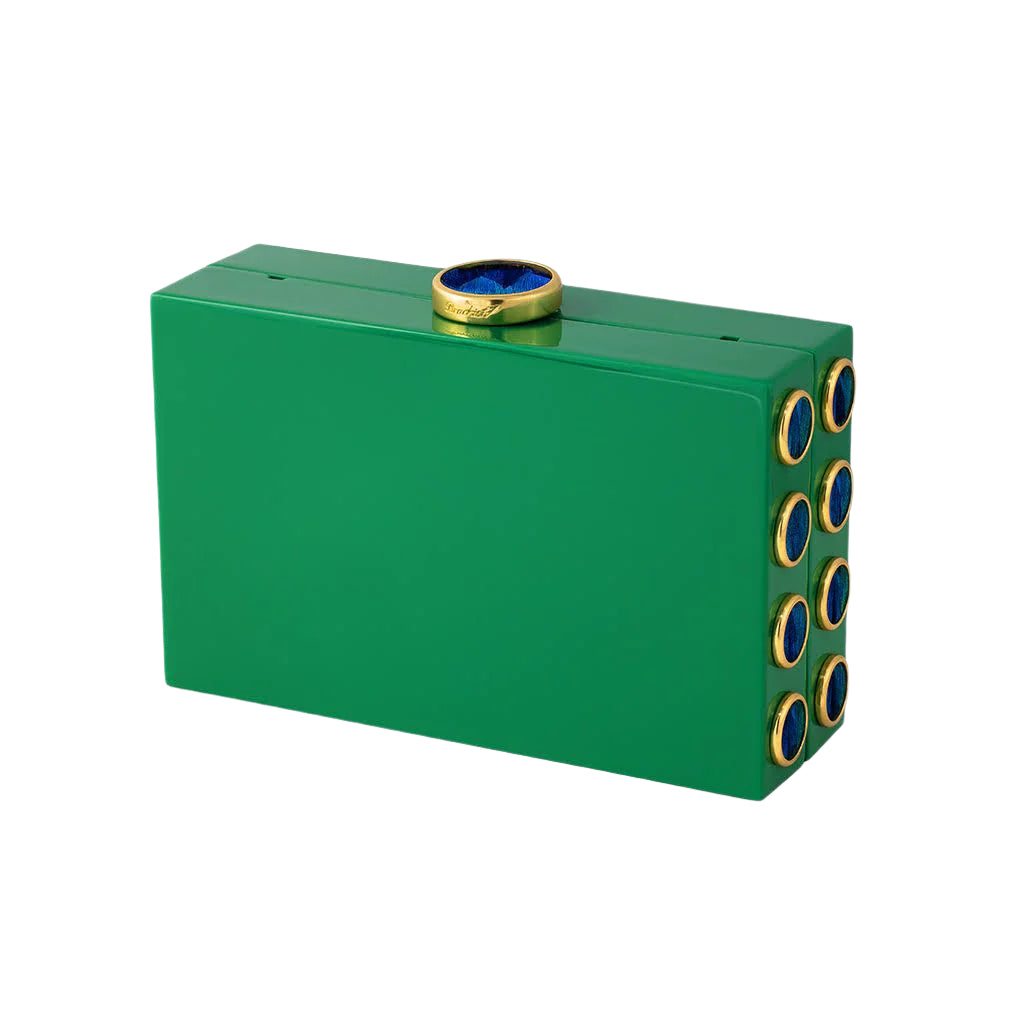 Basel Clutch in Green