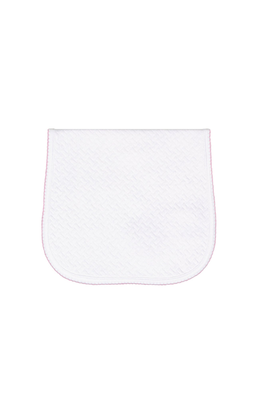 Basket Weave Baby Burp Cloth