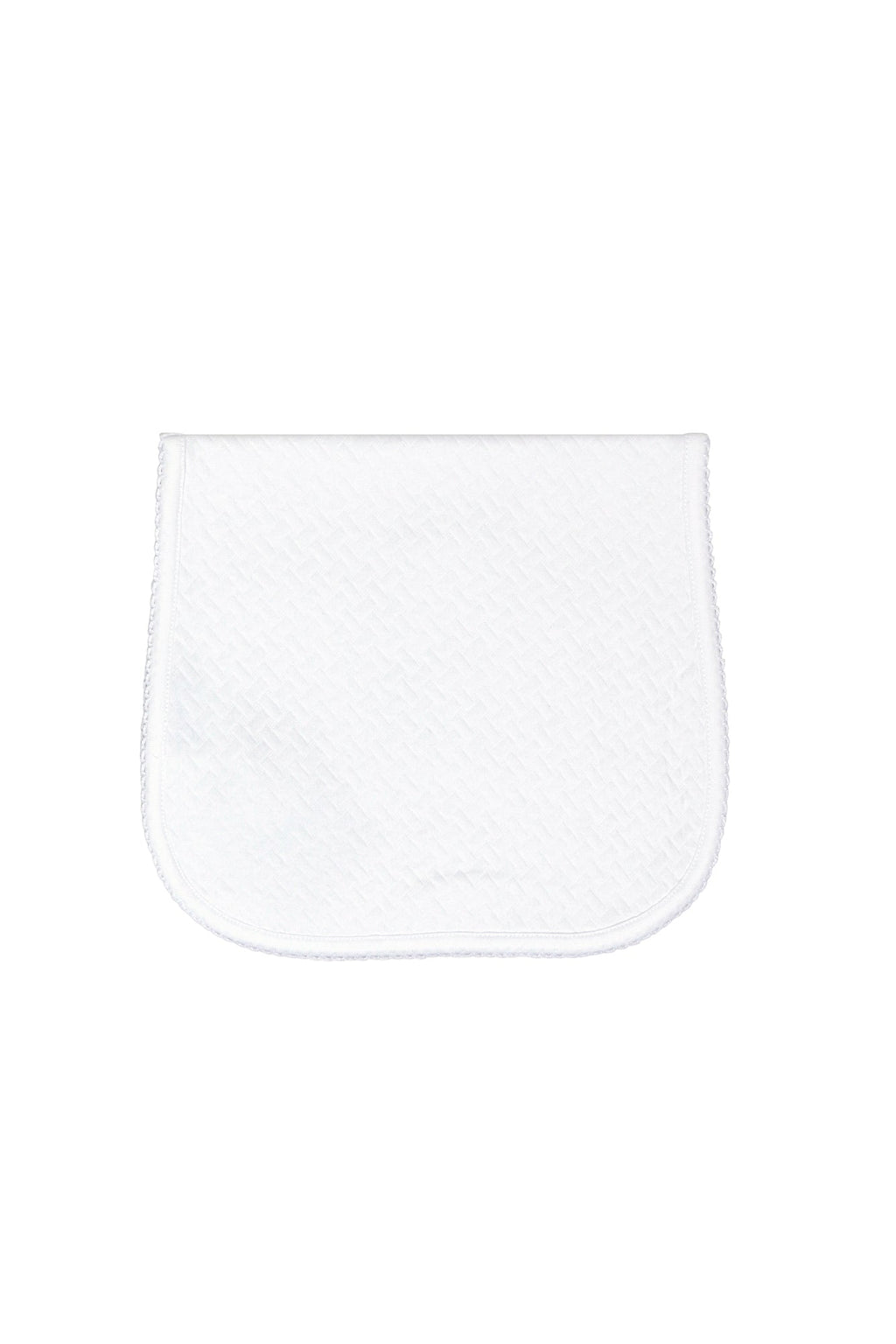 Basket Weave Baby Burp Cloth
