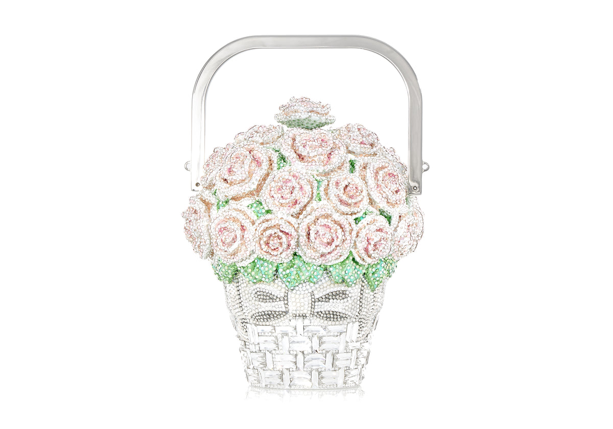 Basket of Roses Blush Bouquet Bag