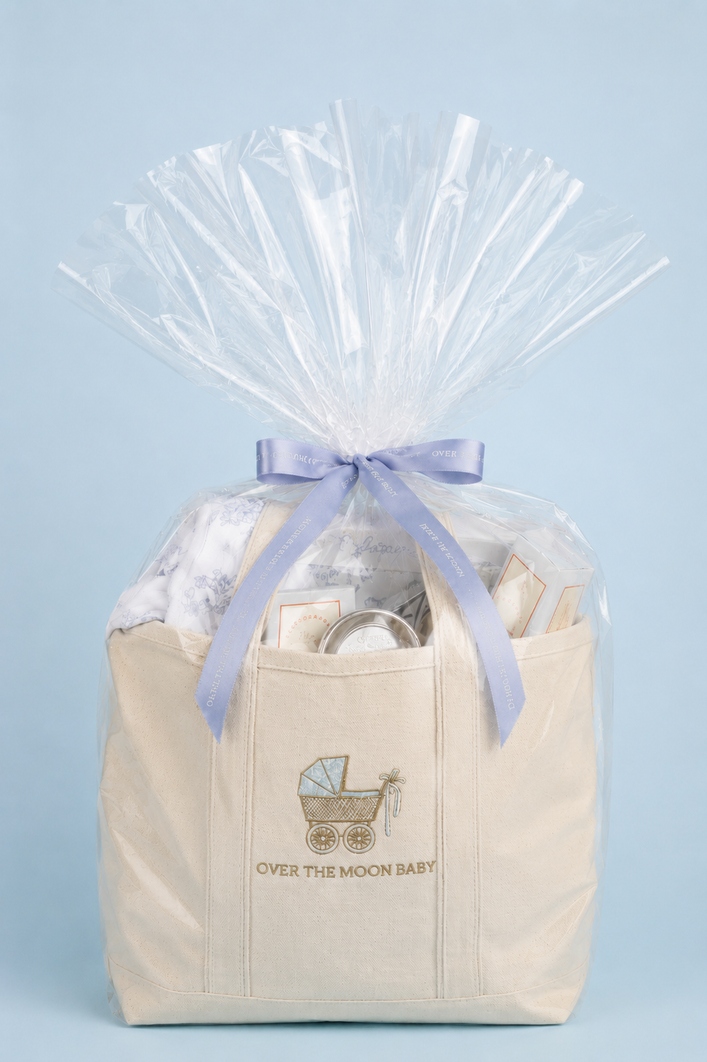The OTM Bath Time Baby Bundle in Blue