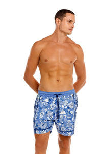 Fredie Mens Swim Trunks in Batik