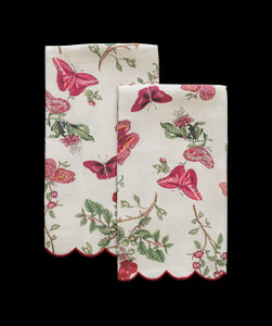 Baudin Butterfly Guest Towel, Set of 2