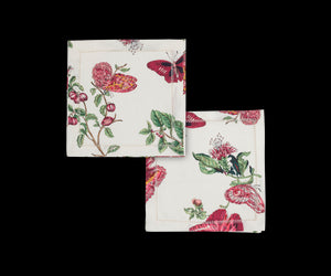 Baudin Butterfly Cocktail Napkin, Set of 4