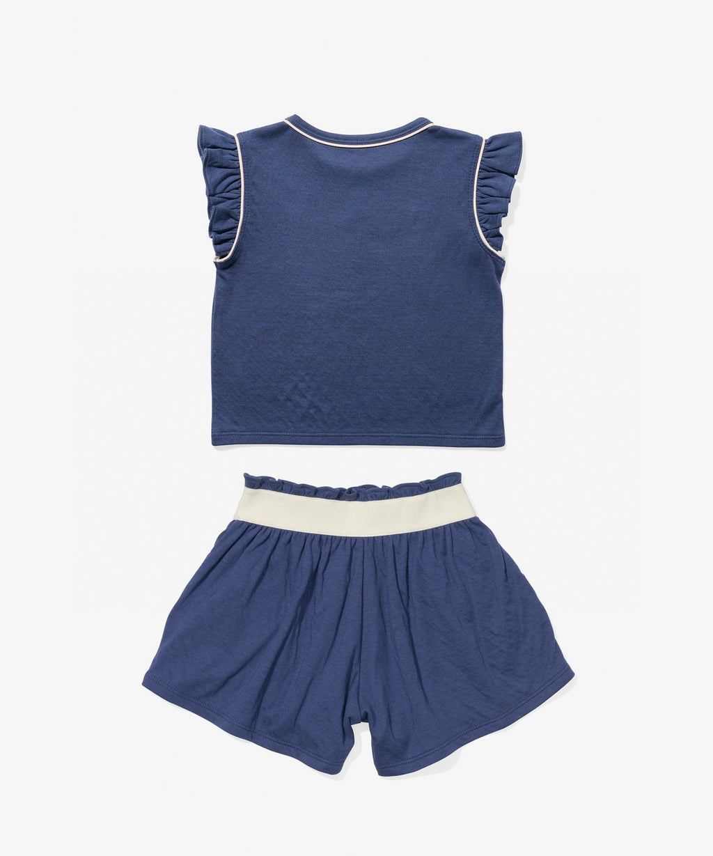 Bea Short Set in Navy