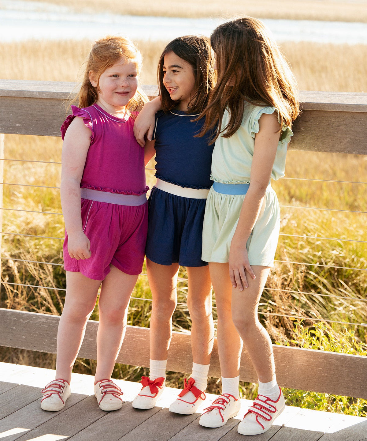 Bea Short Set in Navy