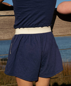 Bea Short Set in Navy