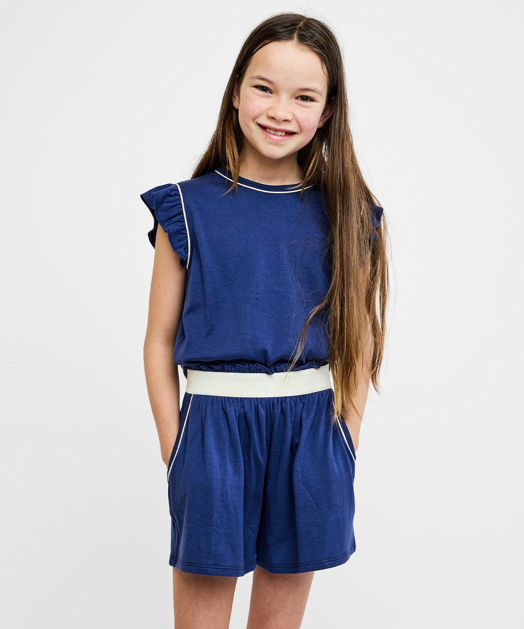 Bea Short Set in Navy