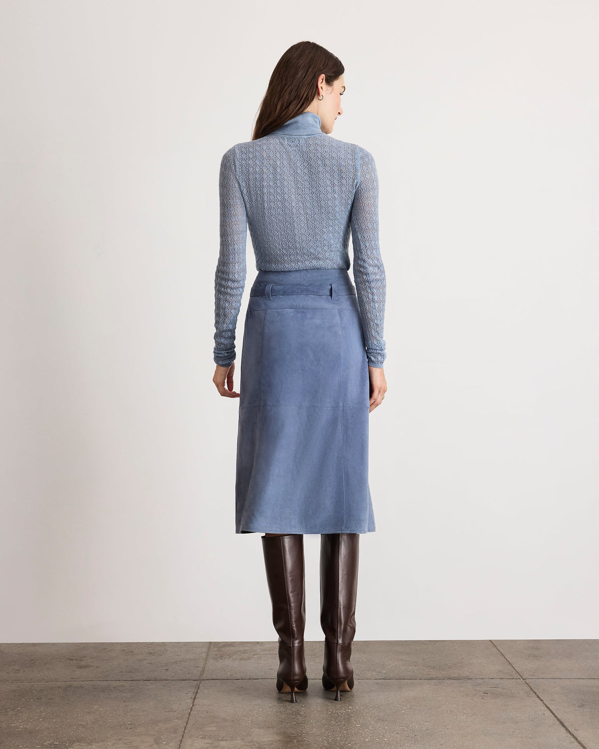 Beacon Skirt in Morning Fog