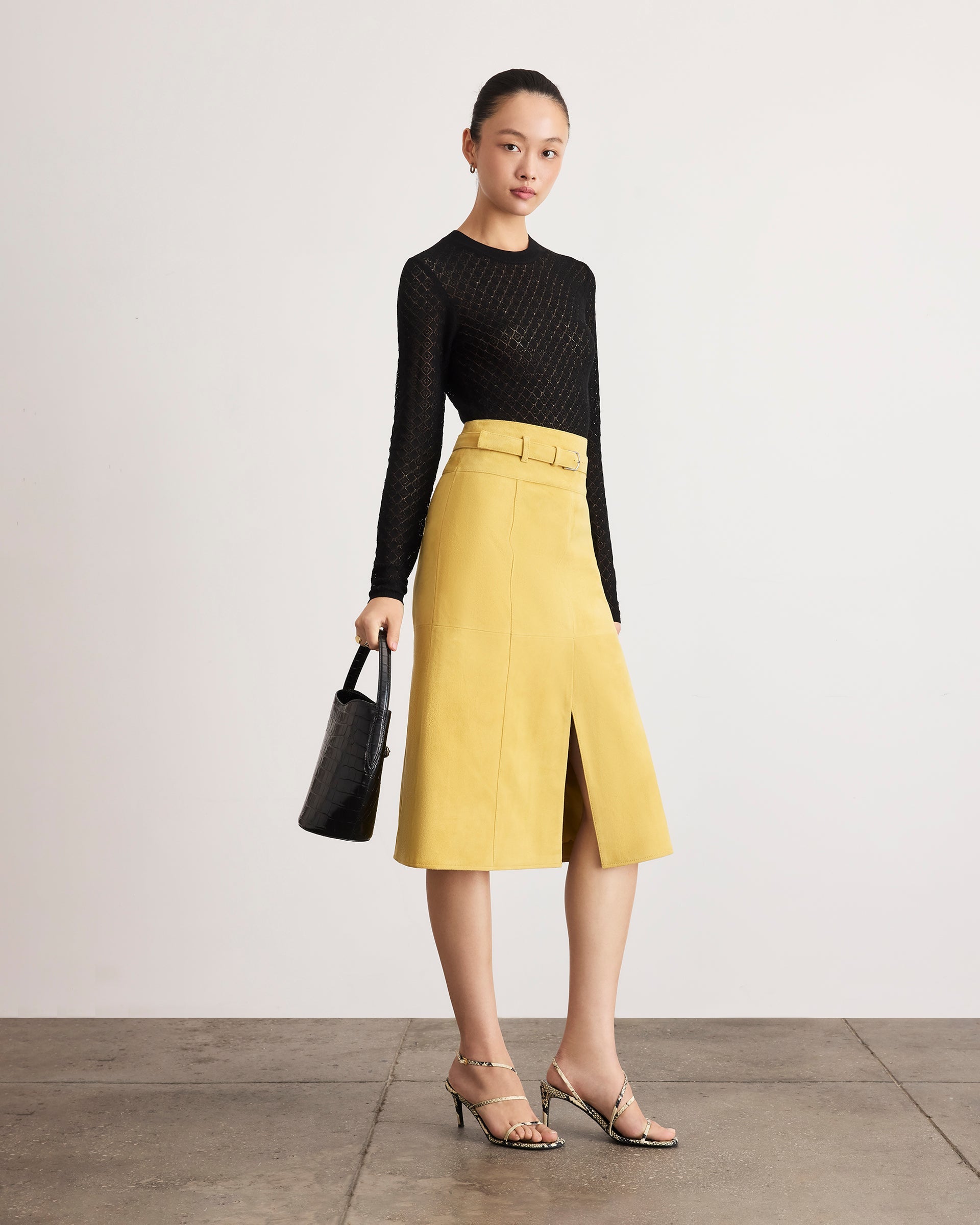 Beacon Skirt in Wheat
