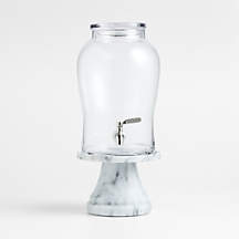 Beau 1.75-Gallon Glass Drink Dispenser with French Kitchen Stand