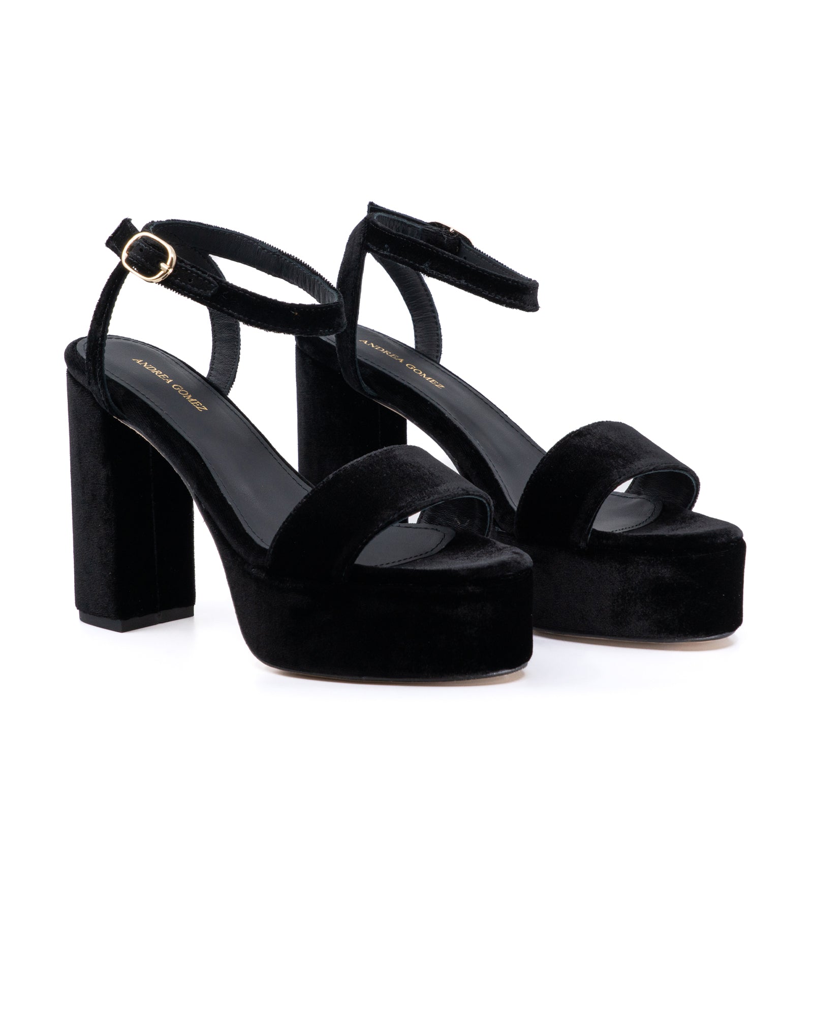 Becka Velvet Platform in Black