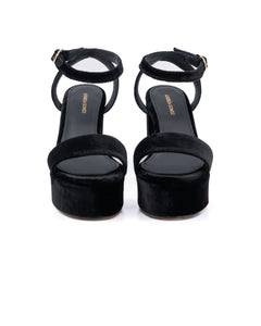 Becka Velvet Platform in Black