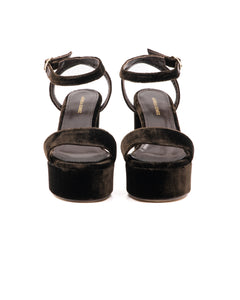 Becka Velvet Platform in Chocolate