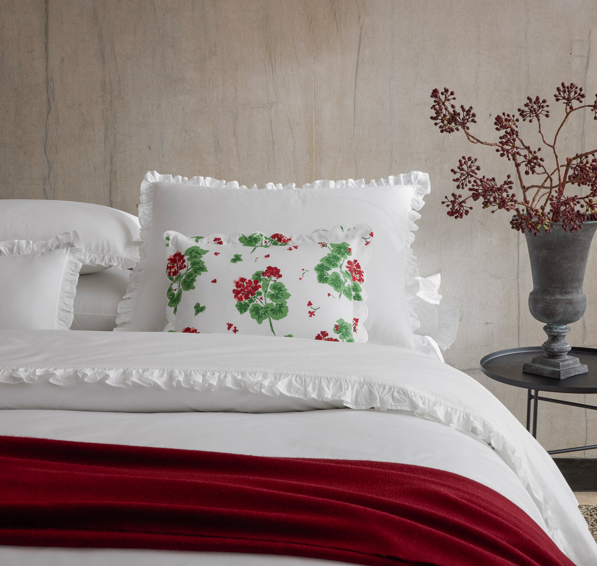 Geranium Fitted Sheet