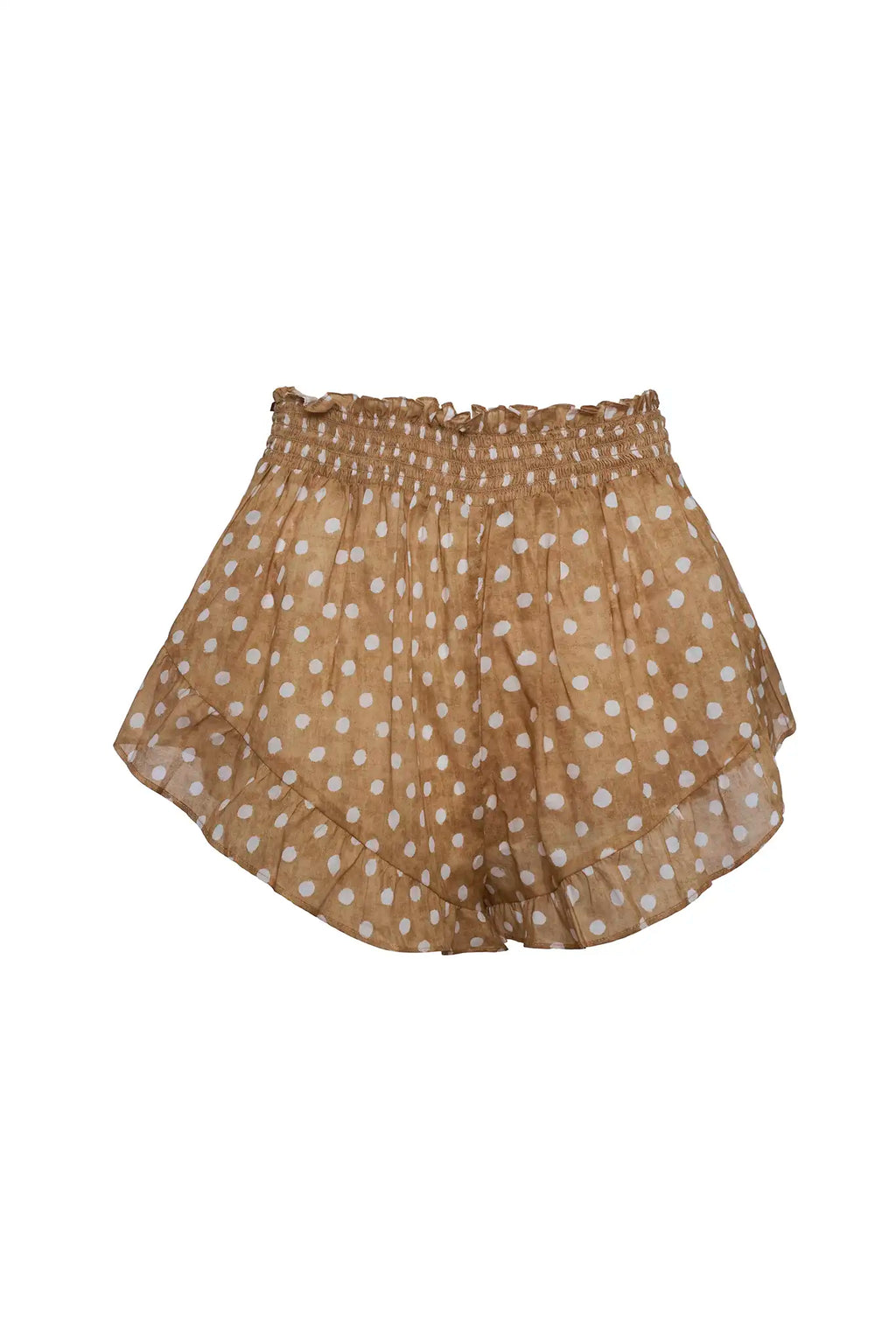 The Eden Coverup Short in Coconut Sand Dot