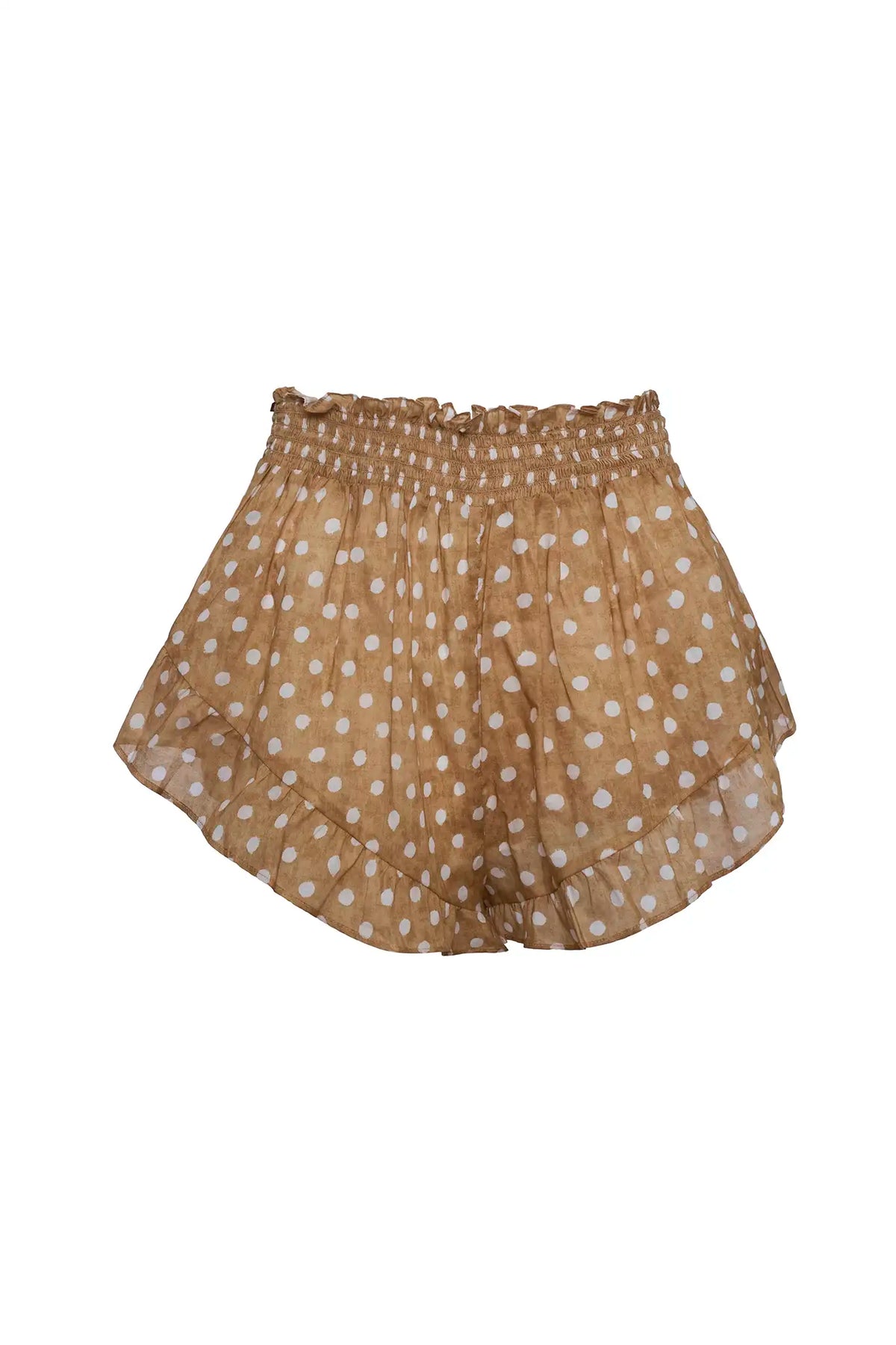 The Eden Coverup Short in Coconut Sand Dot