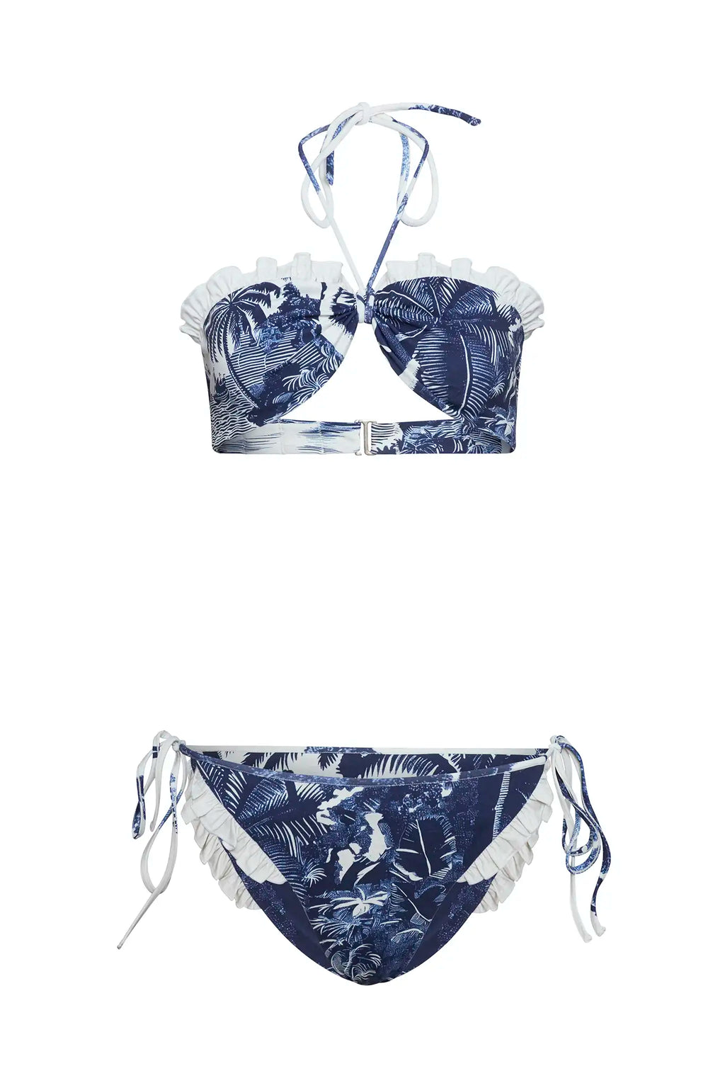 Belize Bikini Top in Bermuda Toile