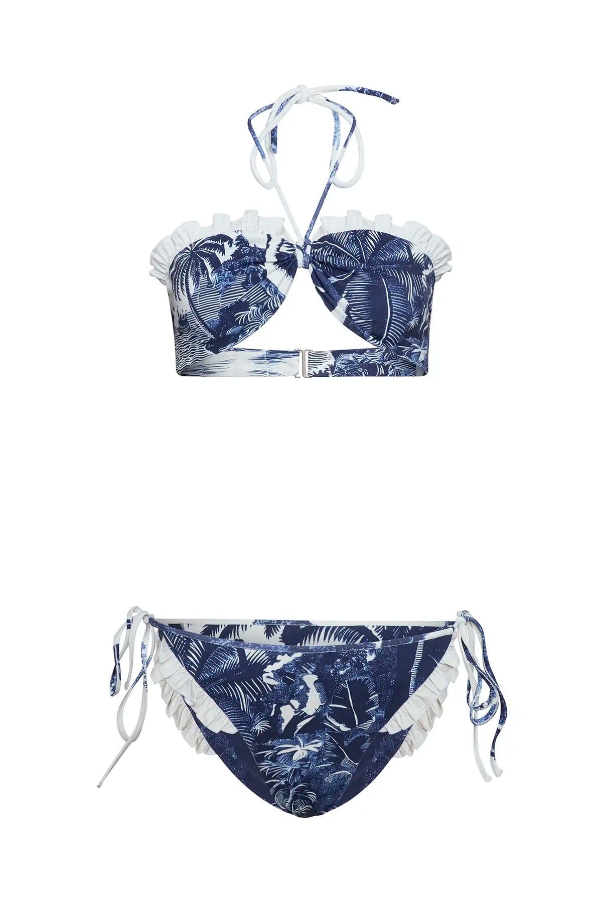 Belize Bikini Top in Bermuda Toile