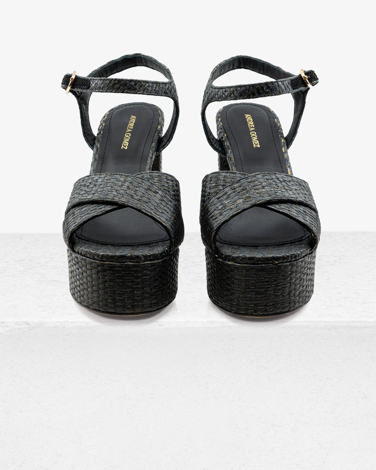 Bella Black Raffia