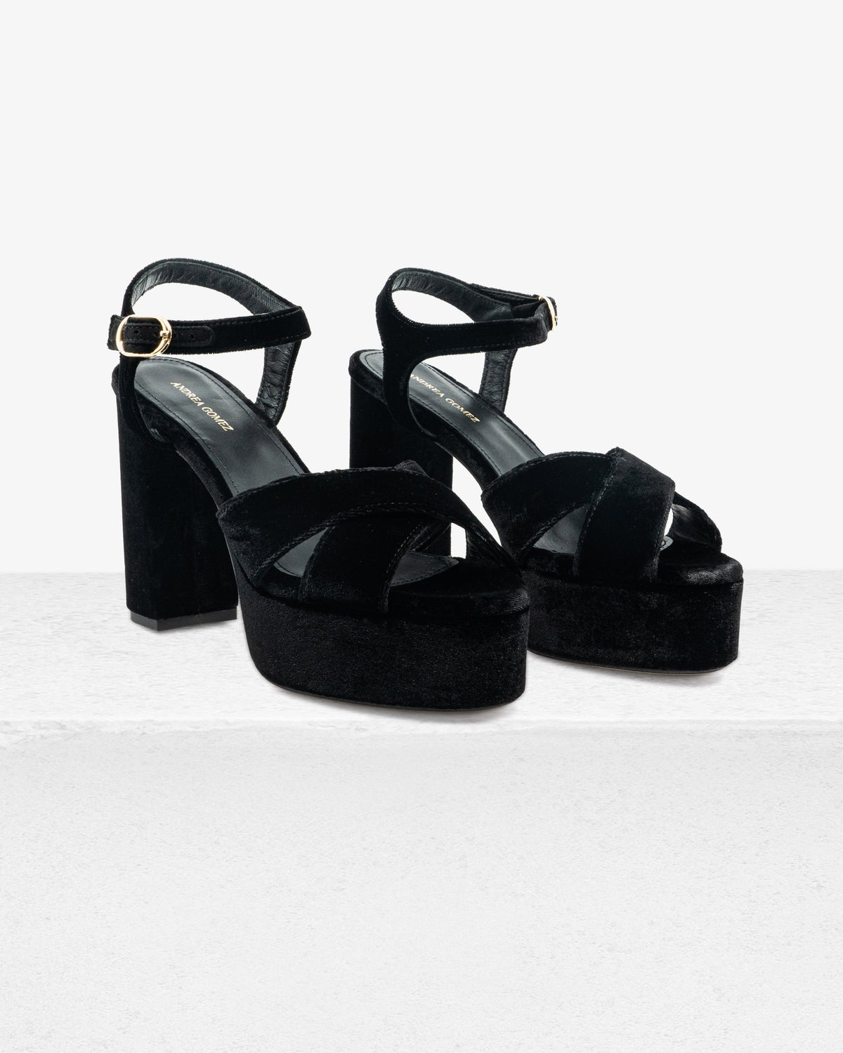 Bella Sandal in Velvet