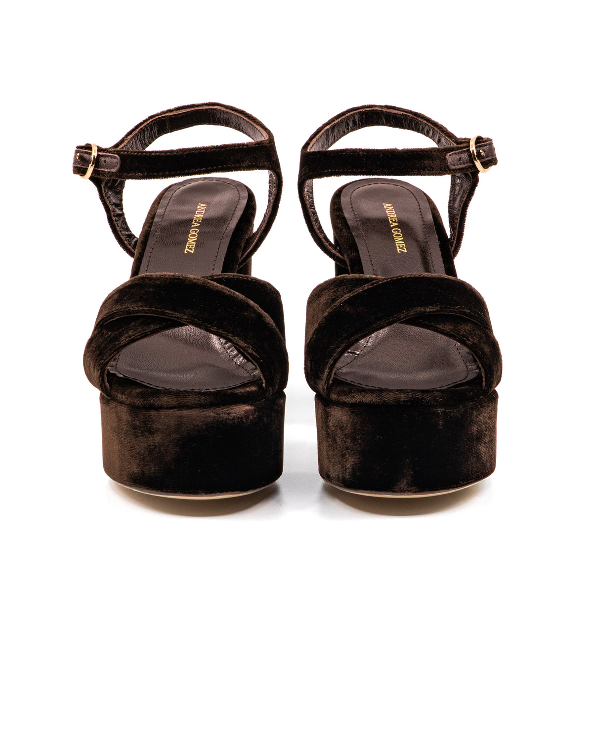 Bella Velvet Platform in Chocolate