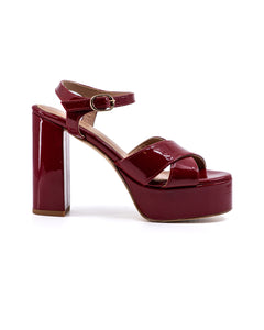 Bella Patent Platform in Red