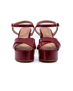 Bella Patent Platform in Red