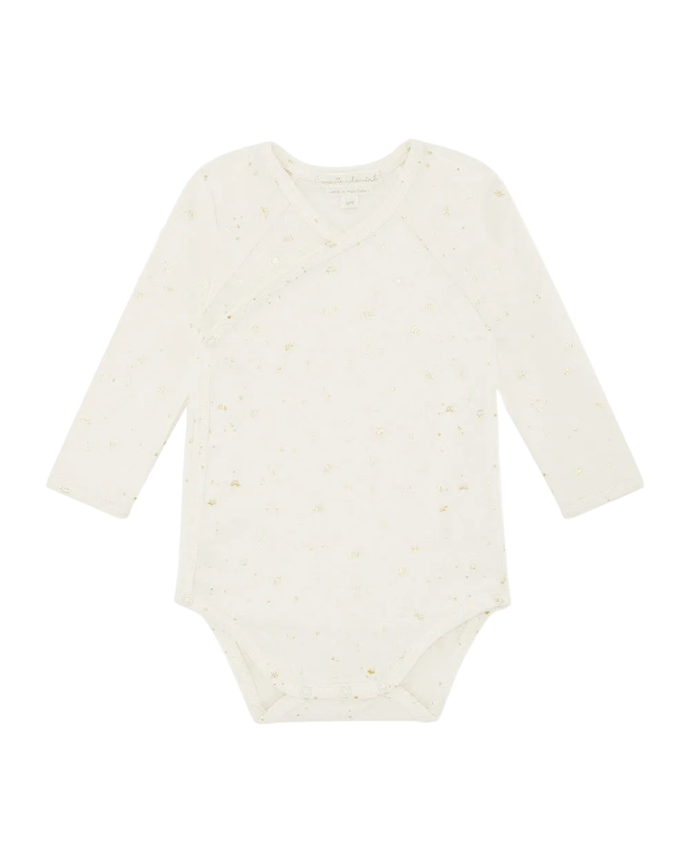 Bellamy Star & Crown Onesie in Natural