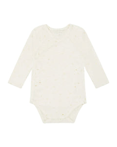 Bellamy Star & Crown Onesie in Natural