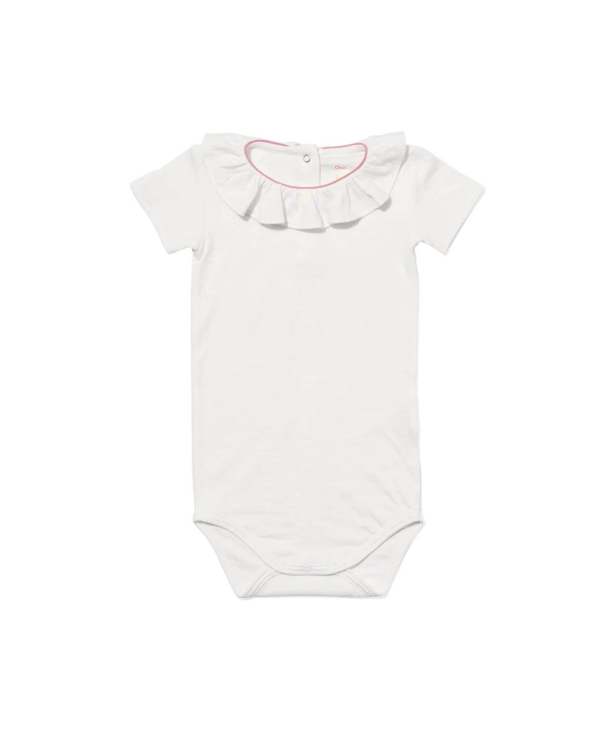 Belle Ruffle One-piece in Rose Piping
