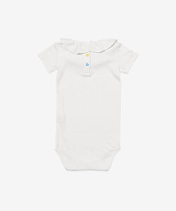Belle Ruffle One-piece in Rose Piping