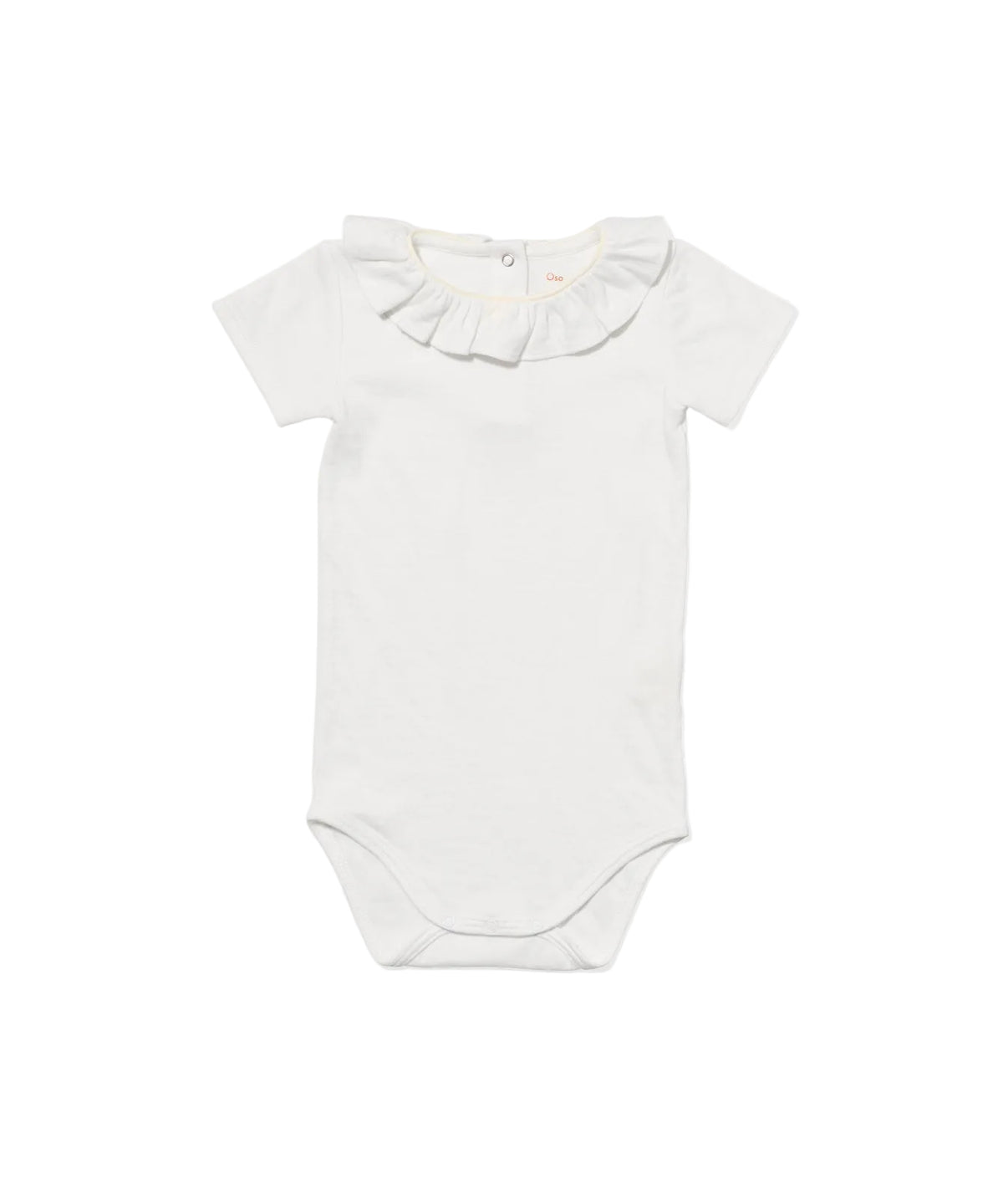 Belle Ruffle One-piece in Vanilla Piping