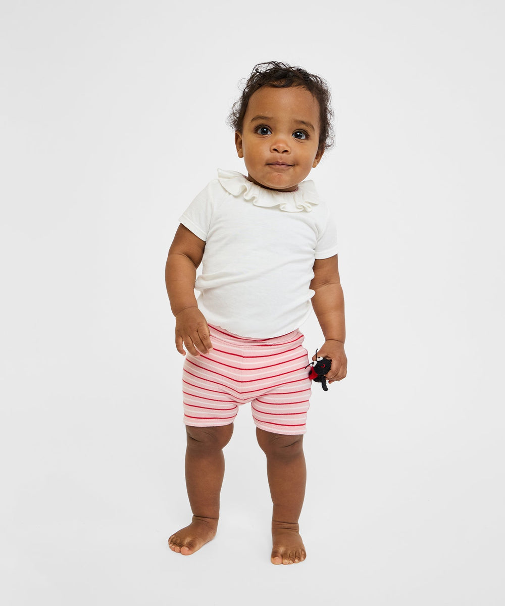 Belle Ruffle One-piece in Rose Piping