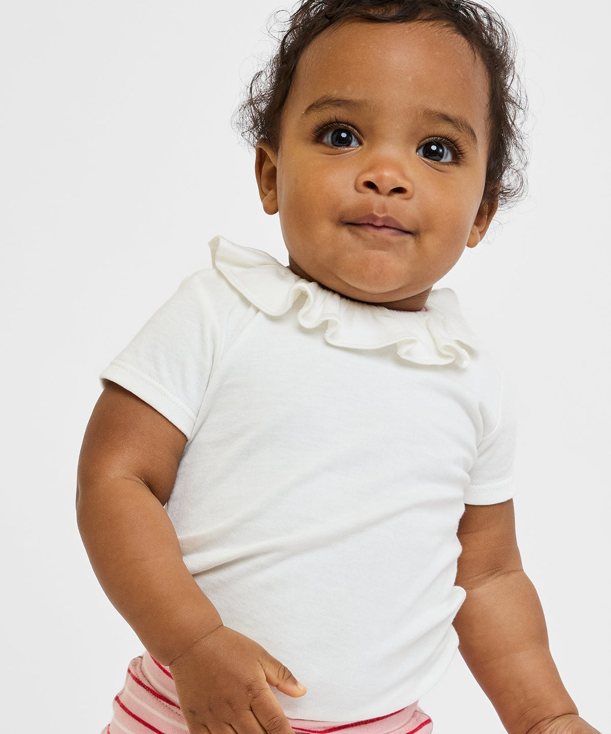 Belle Ruffle One-piece in Rose Piping