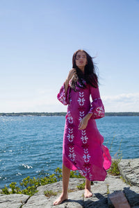 Berry Dragonfly Dress