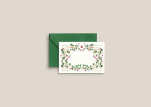Berry Pom Pom Gift Enclosure Cards