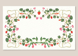 Berry Pom Pom Place Cards