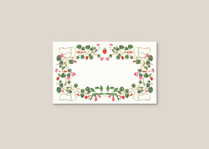 Berry Pom Pom Place Cards