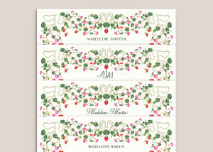 Berry Pom Pom Stationery