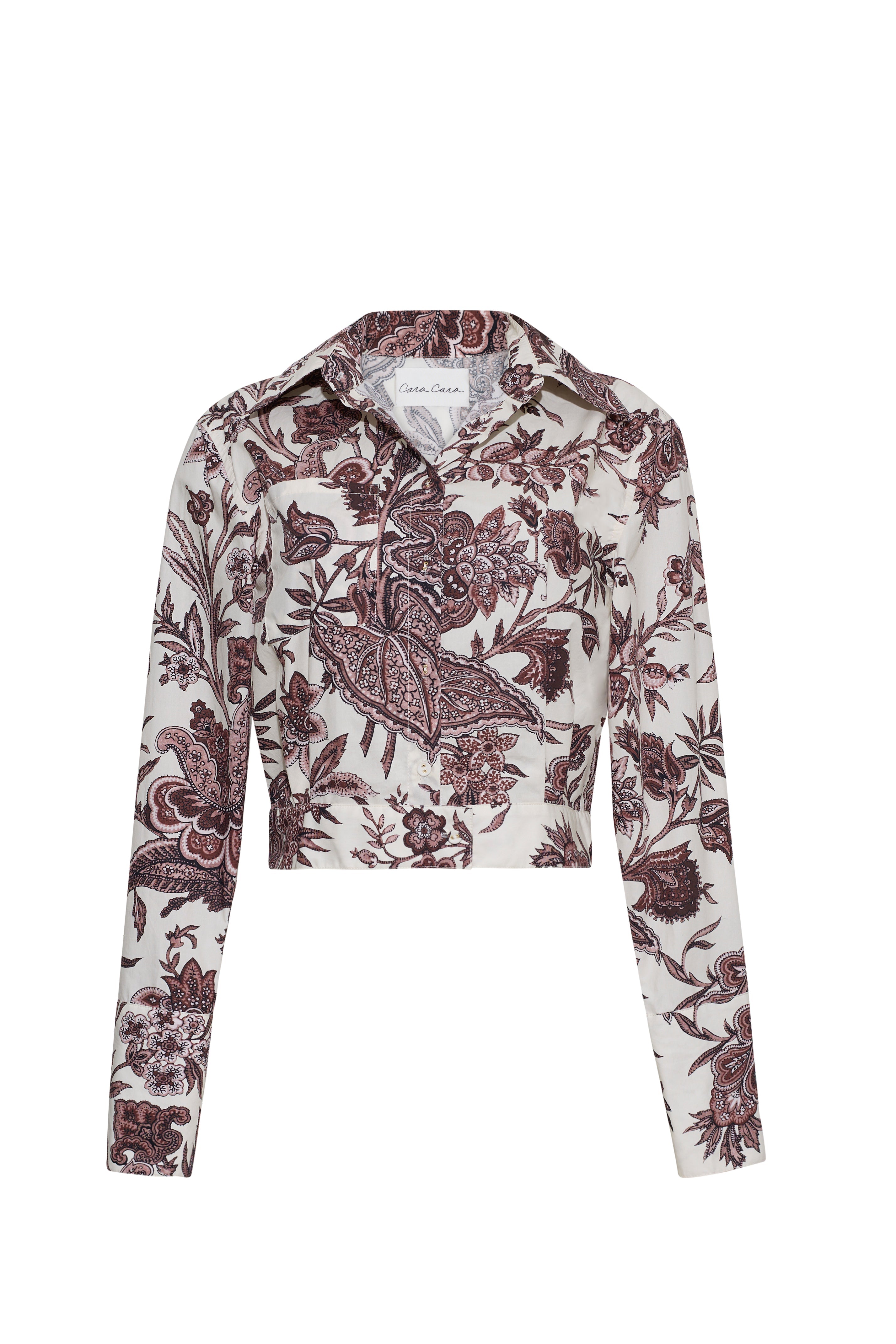 Berry Top in Linden Bloom Ivory