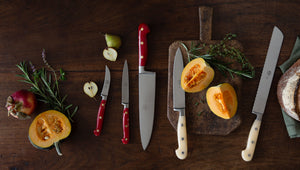 Insieme Knife Set, Red, Set of 5