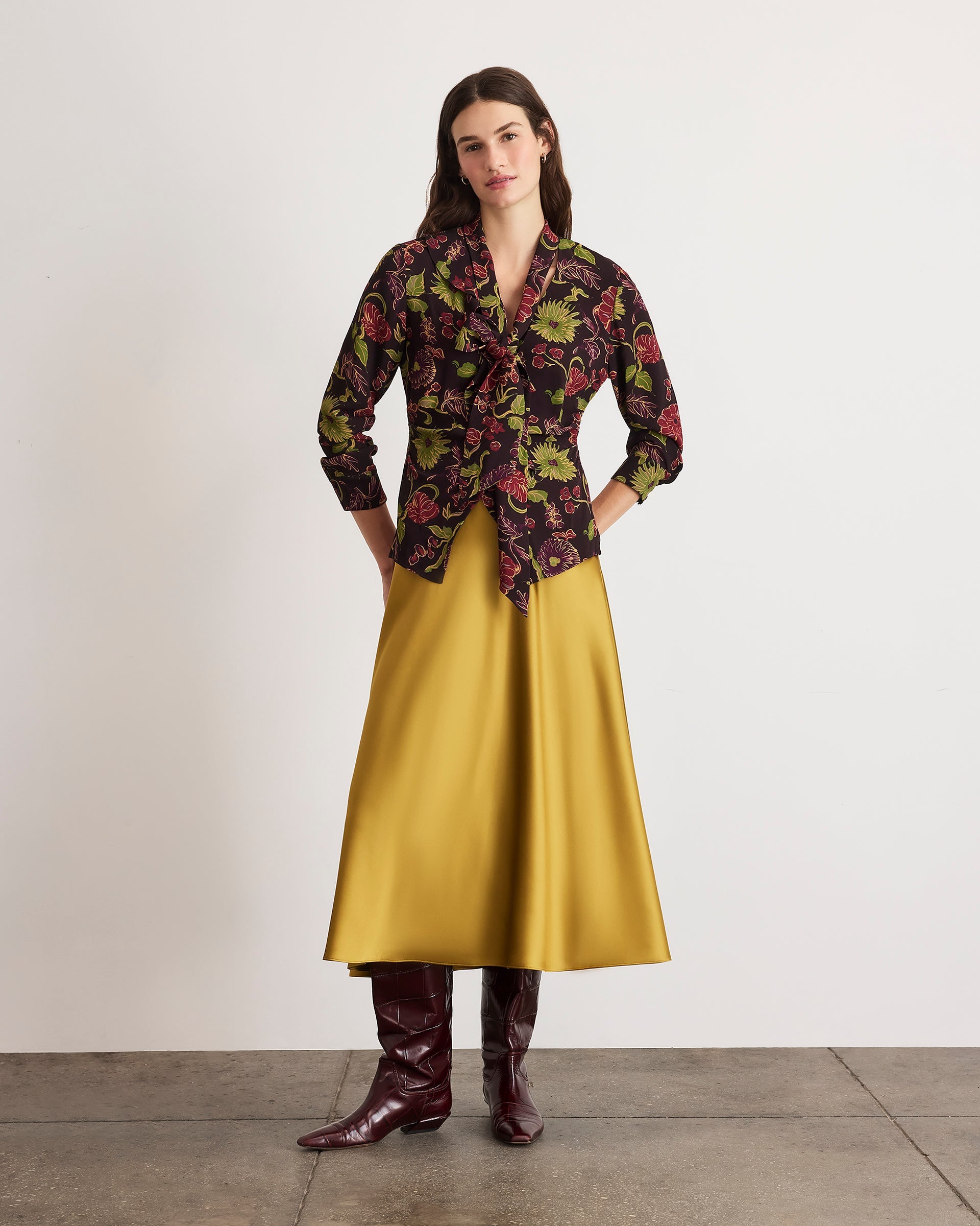Beth Skirt in Hazel