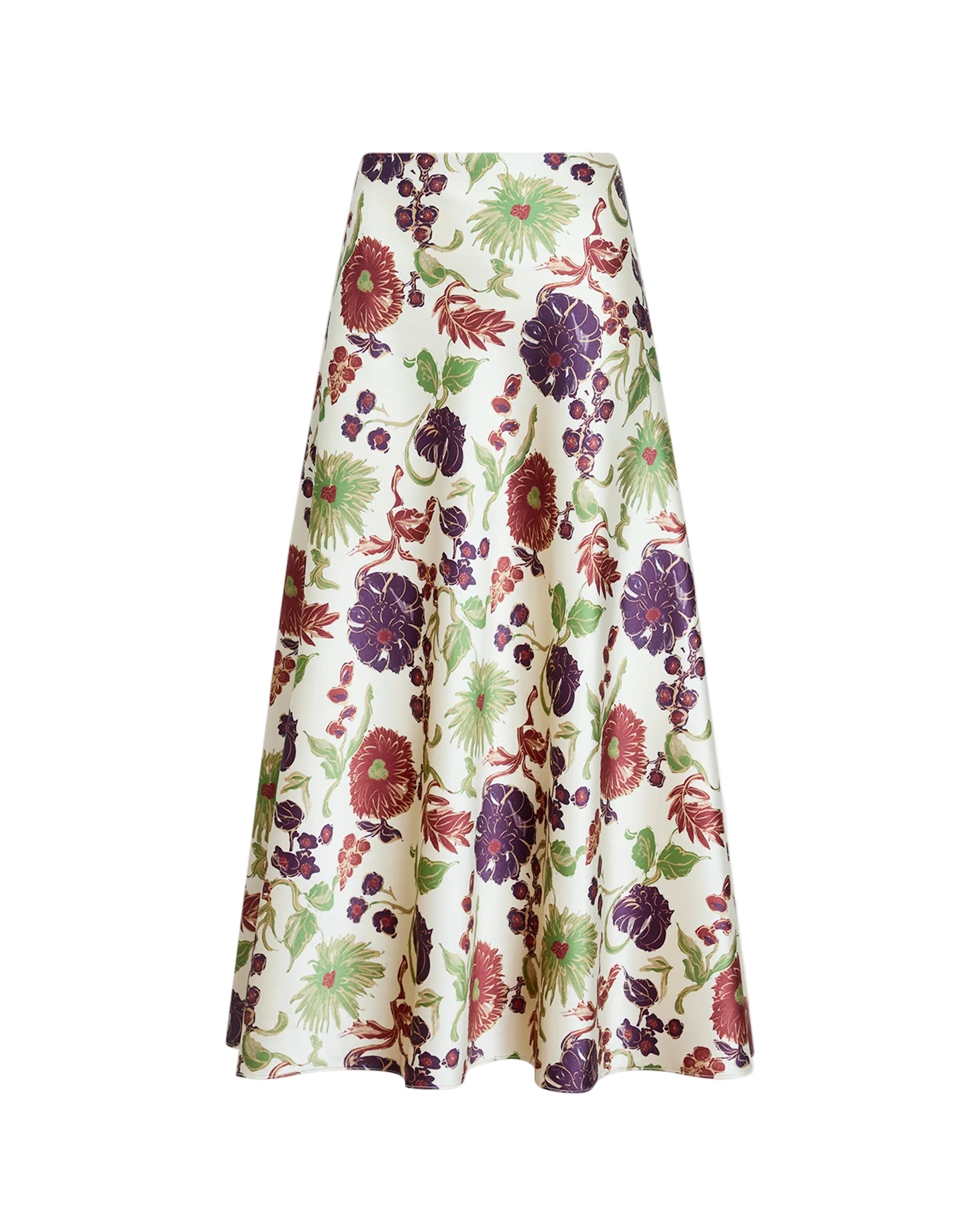 Beth Skirt in Cream Multi Floral