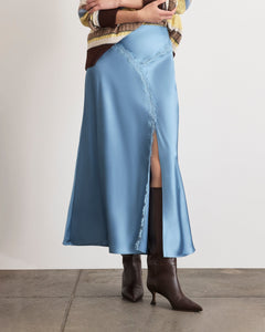 Bethany Skirt in Shadow Blue