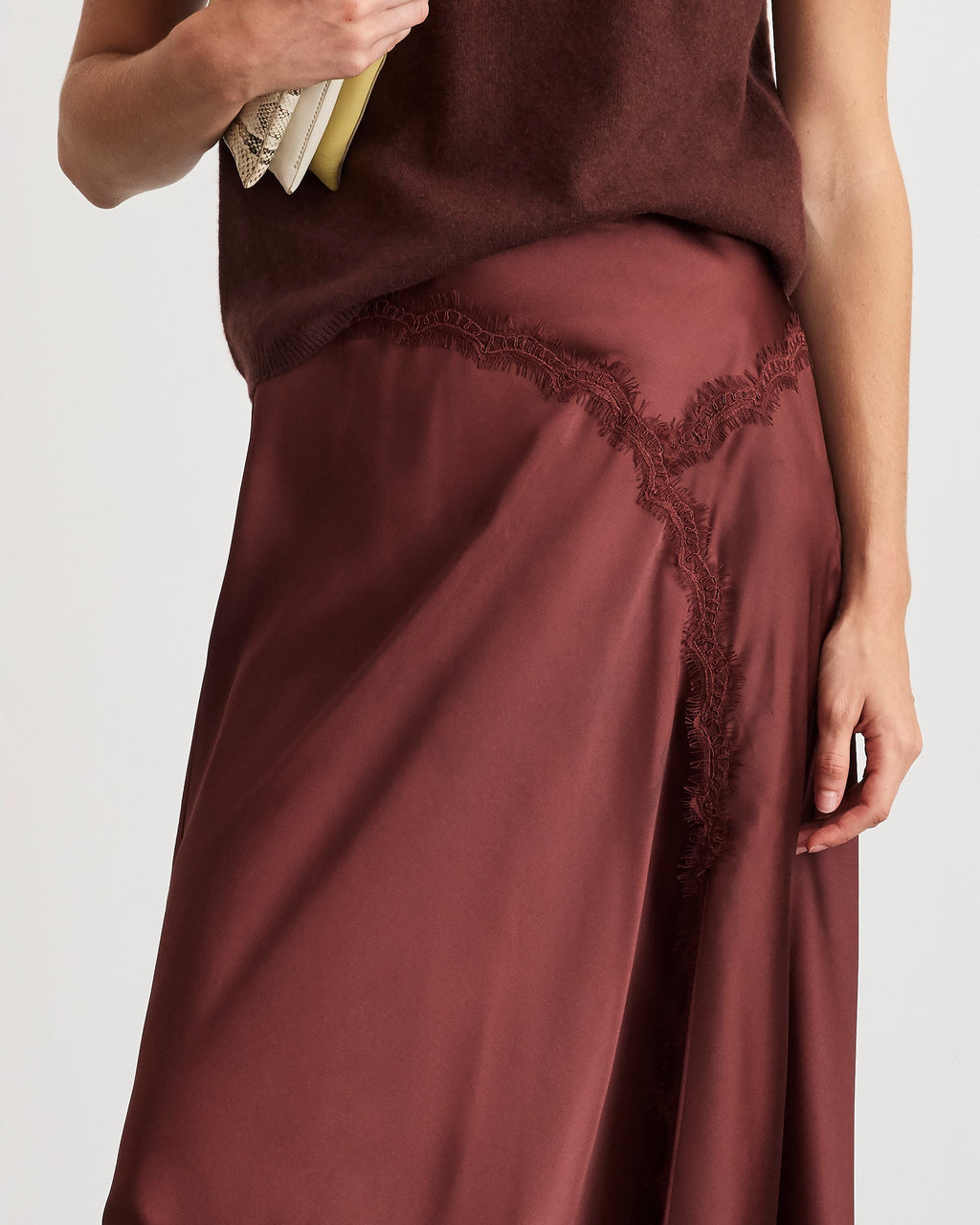Bethany Skirt in Deep Redwood