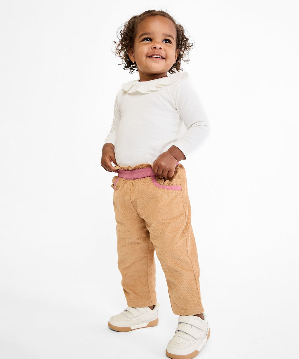Betsy Baby Pant in Honey Corduroy